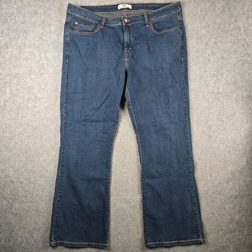 Levi's 512 Perfectly Shaping Bootcut Jeans Womens 24M Blue Denim Stretch Western
